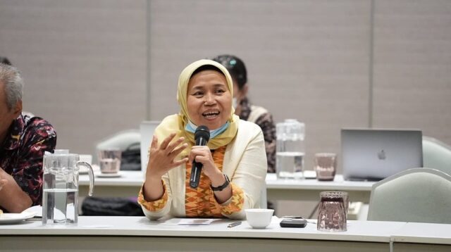 Tri Mumpuni Saat Rapat Gugus Tugas Nasional Revolusi Mental