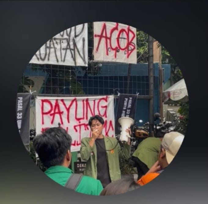 Ketua Bem Upn Veteran Jakarta Gufron Dimas Wicaksono